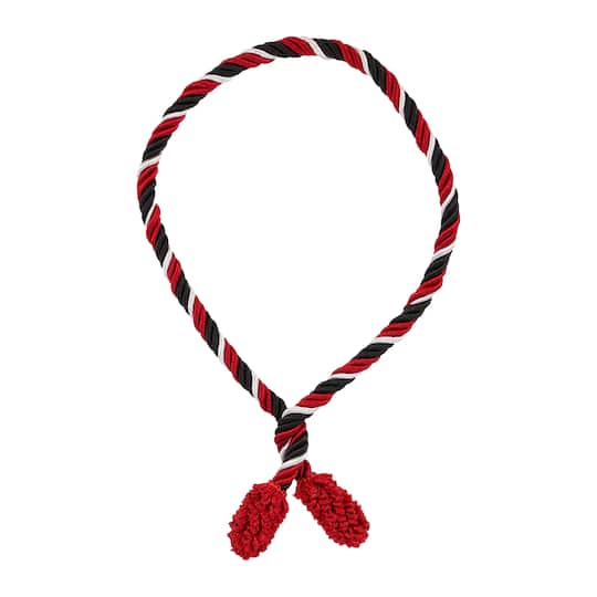 Haute Decor 16" Black, Red & White Decorative Twist Ties, 6ct.
